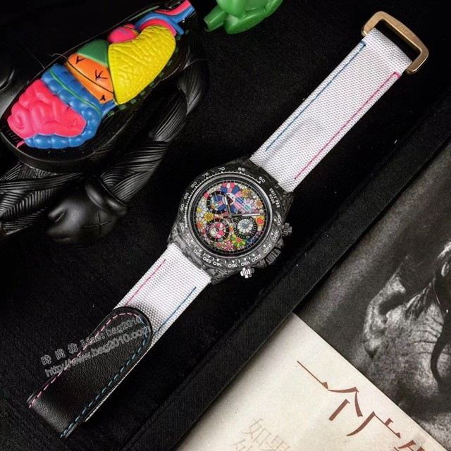 勞力士複刻手錶 Rolex迪通拿系列男表 WWF Factory新品推薦 碳纖花紋Rolex高端男士腕表  gjs2309